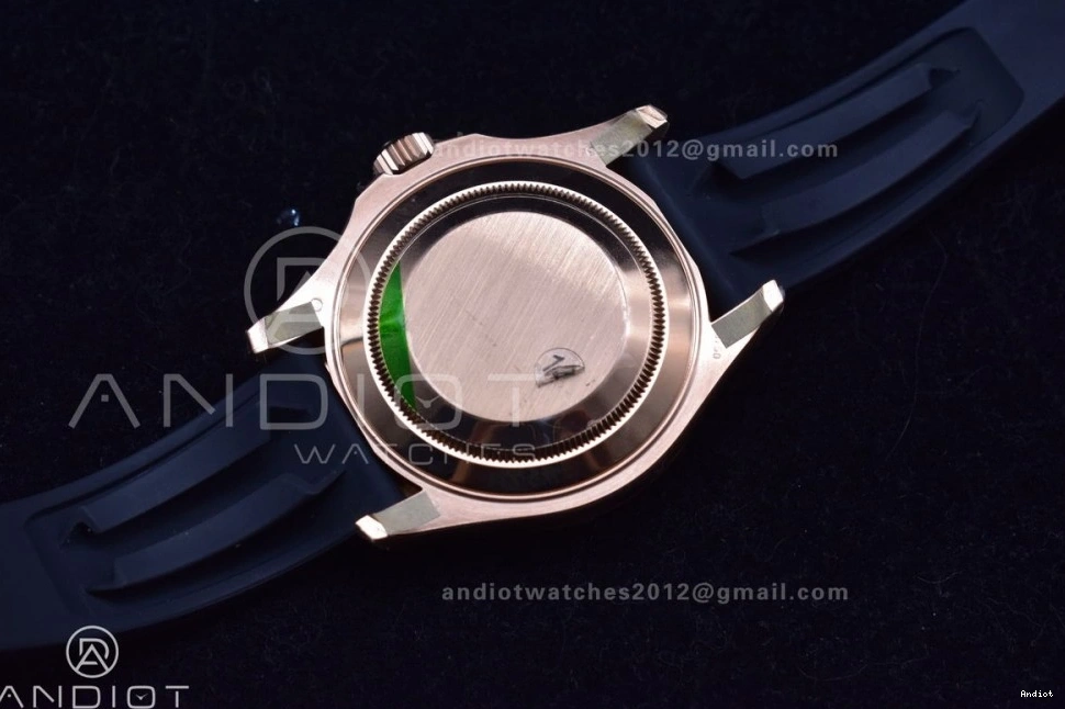 126655 Ceramic Edition Rubber VS3235 Oysterflex on Strap Bezel Yacht-Master Black Best VSF 1:1 0318